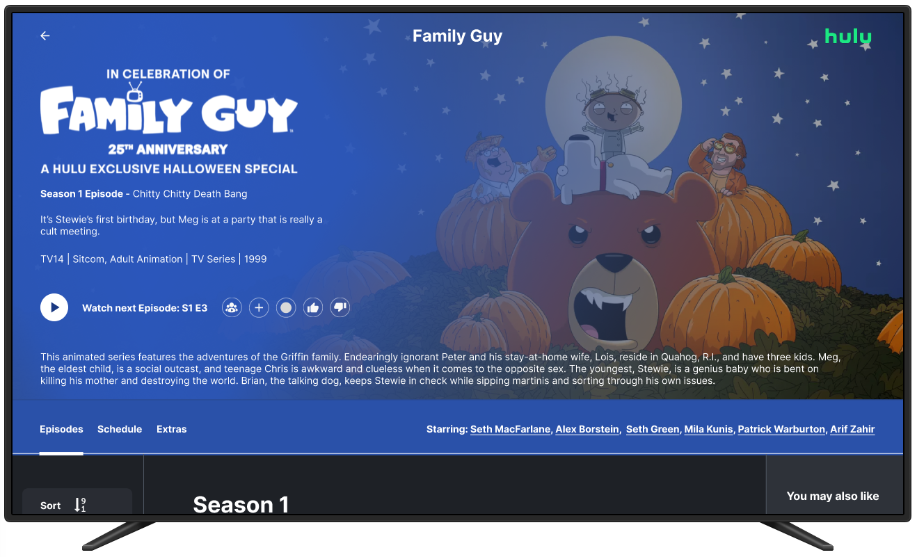 High-level TV redesign overview